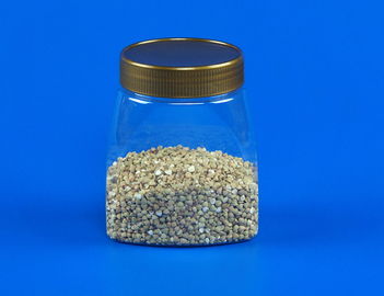 Transparent Plastic Food Jars , High Durability Small Plastic Containers